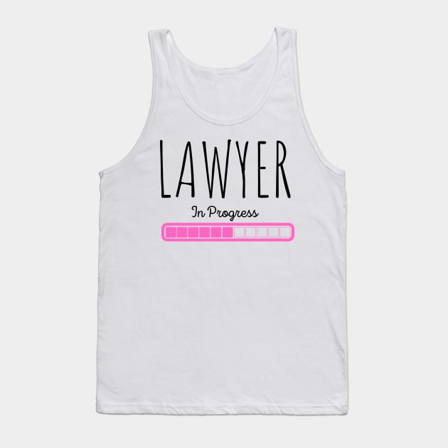 Lawyer in Progress Tank Top by Proud Town Tees